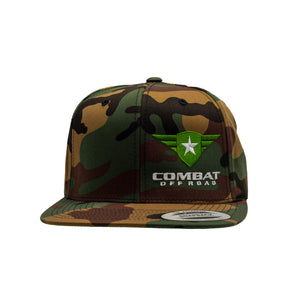 Combat Hat - Brown Camo Snapback
