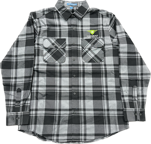Combat Plaid Shirt - Gray/Black - Men's