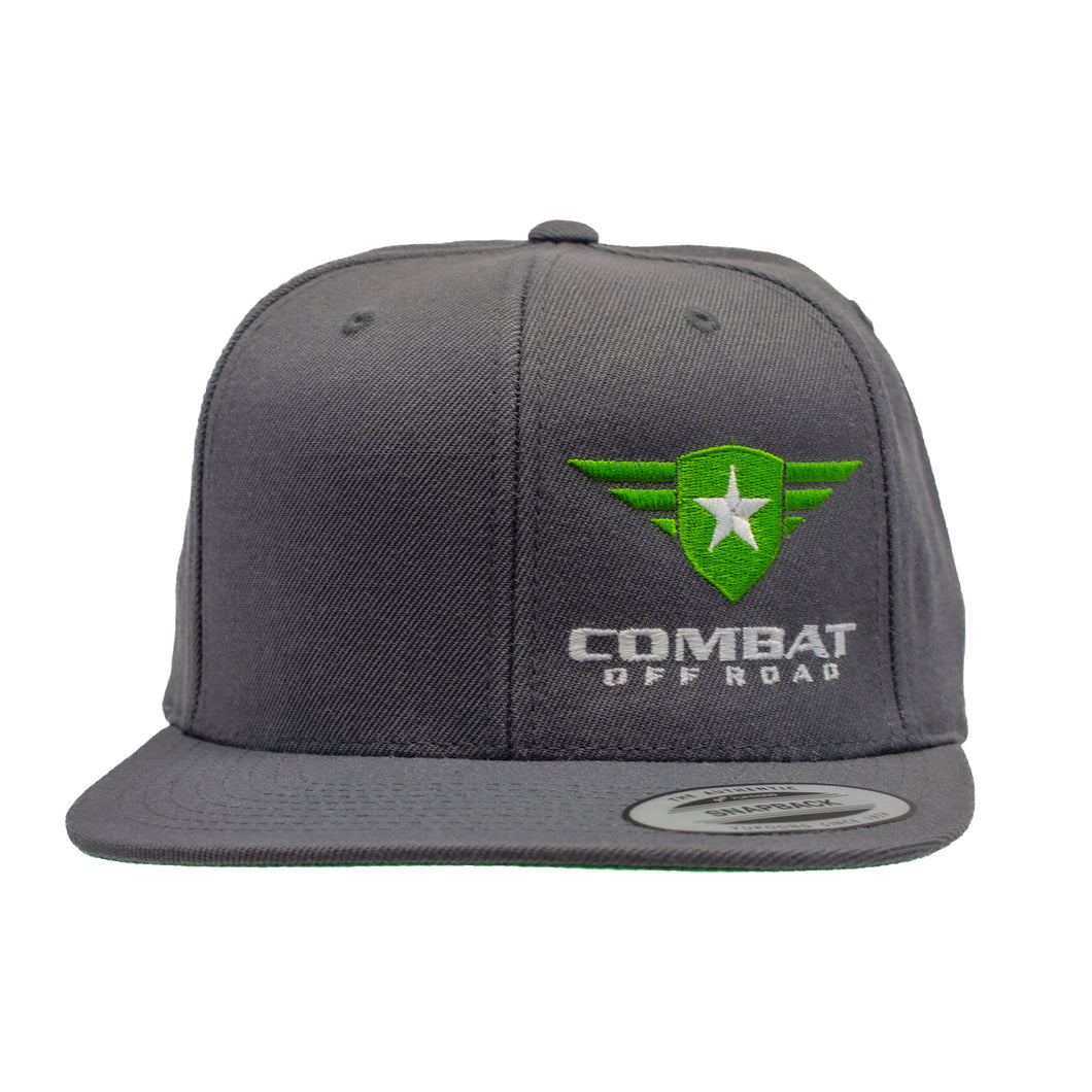 Combat Hat - Gray Snapback