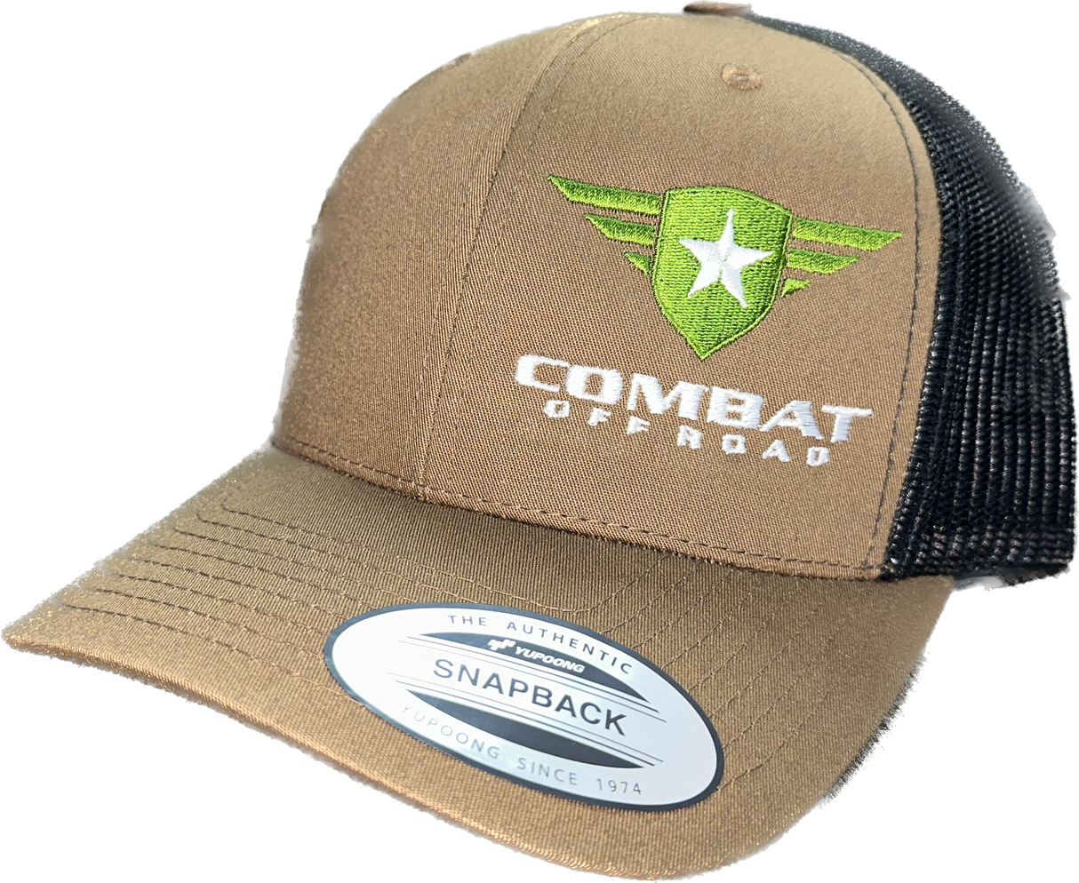 Combat Hat - Brown Trucker-Style Snapback