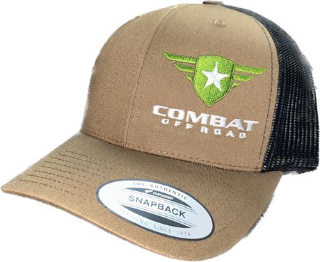 Combat Hat - Brown Trucker-Style Snapback