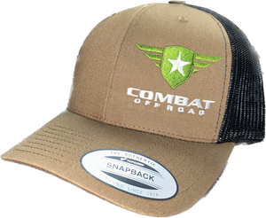 Combat Hat - Brown Trucker-Style Snapback