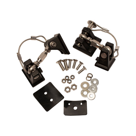 Combat Off Road Hood Latches; Pair with hardware